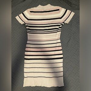 Striped sweater dress